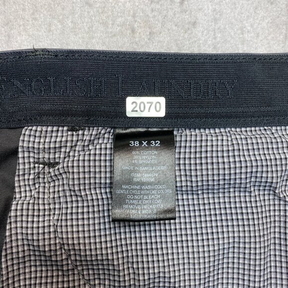 English Laundry Pants Mens 38 Gray Stretch Five Pocket Pull On - Picture 2 of 8